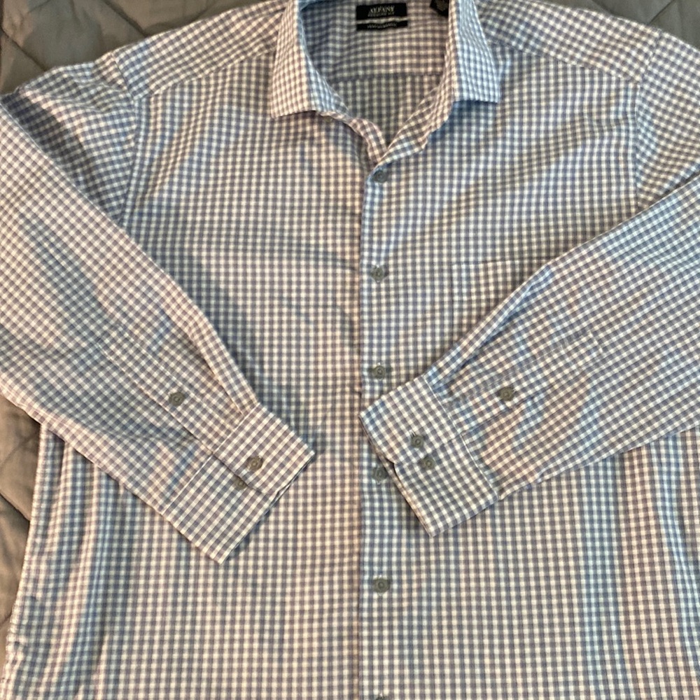 Alfani mens business casual dress shirt 16 inch neck